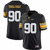 Iowa Hawkeyes 90 Louis Trinca Pasat Black College Football Jersey Dzhi